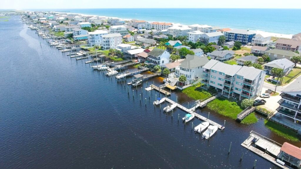 Cash offer for home Wilmington NC - aerial view of coastal Wilmington property