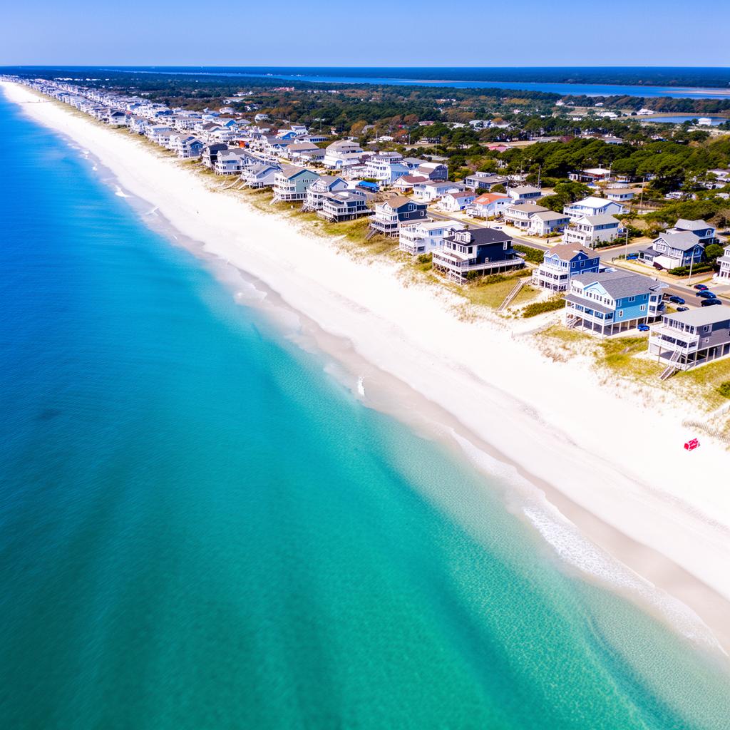 Wrightsville Beach coastal community in New Hanover County NC