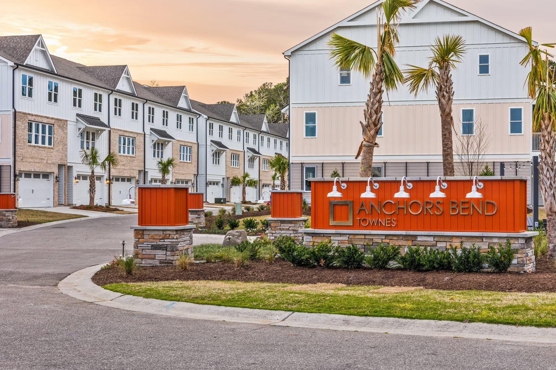 Anchors Bend community homes in Ogden area of Wilmington NC
