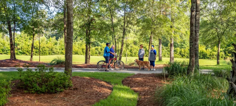 Golf course views at Compass Pointe gated community near Wilmington NC