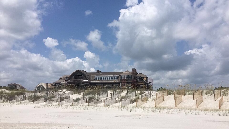 Luxury oceanfront home on Figure Eight Island North Carolina