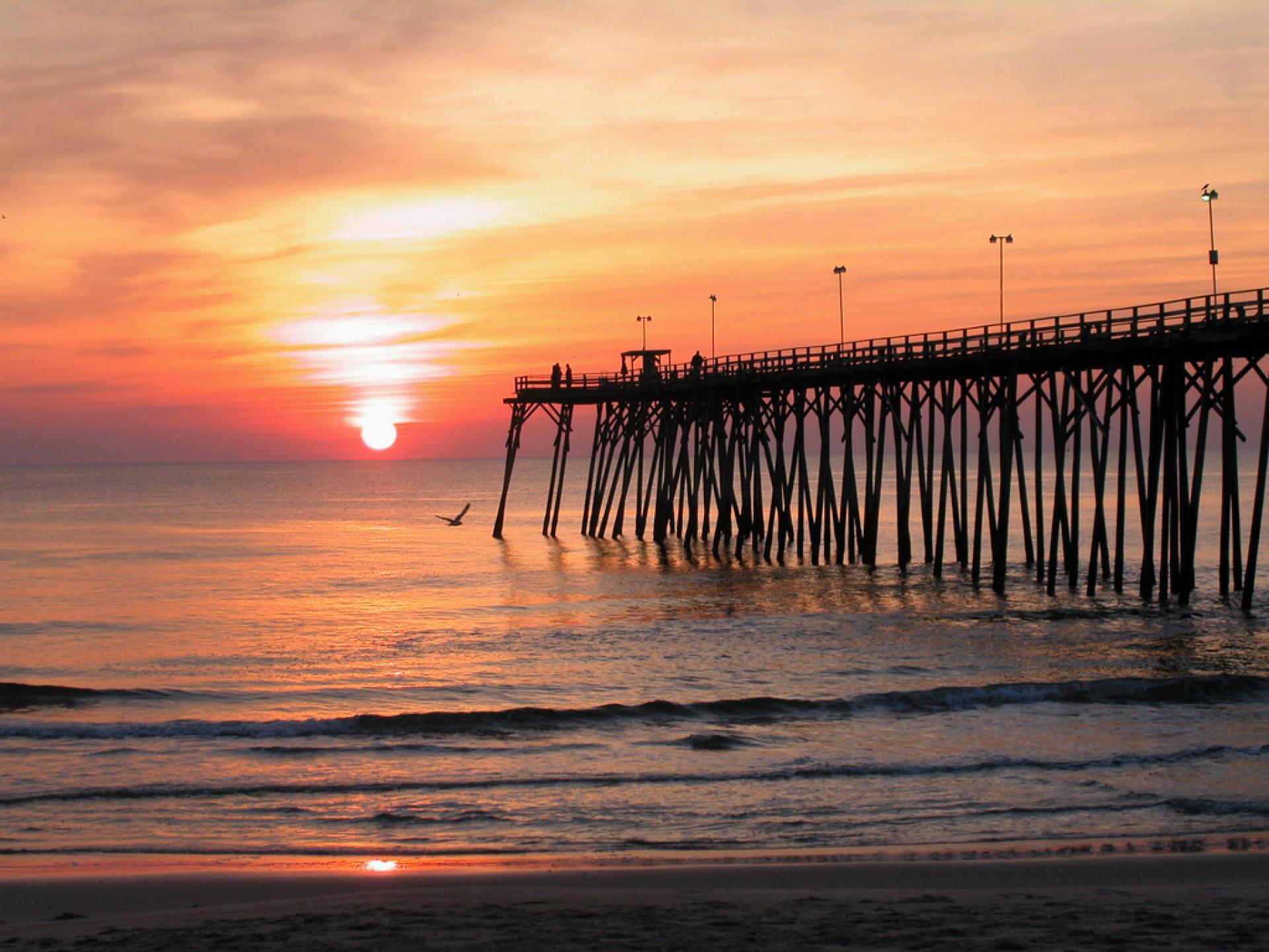 Kure Beach Fishing Pier oldest pier on Atlantic Coast