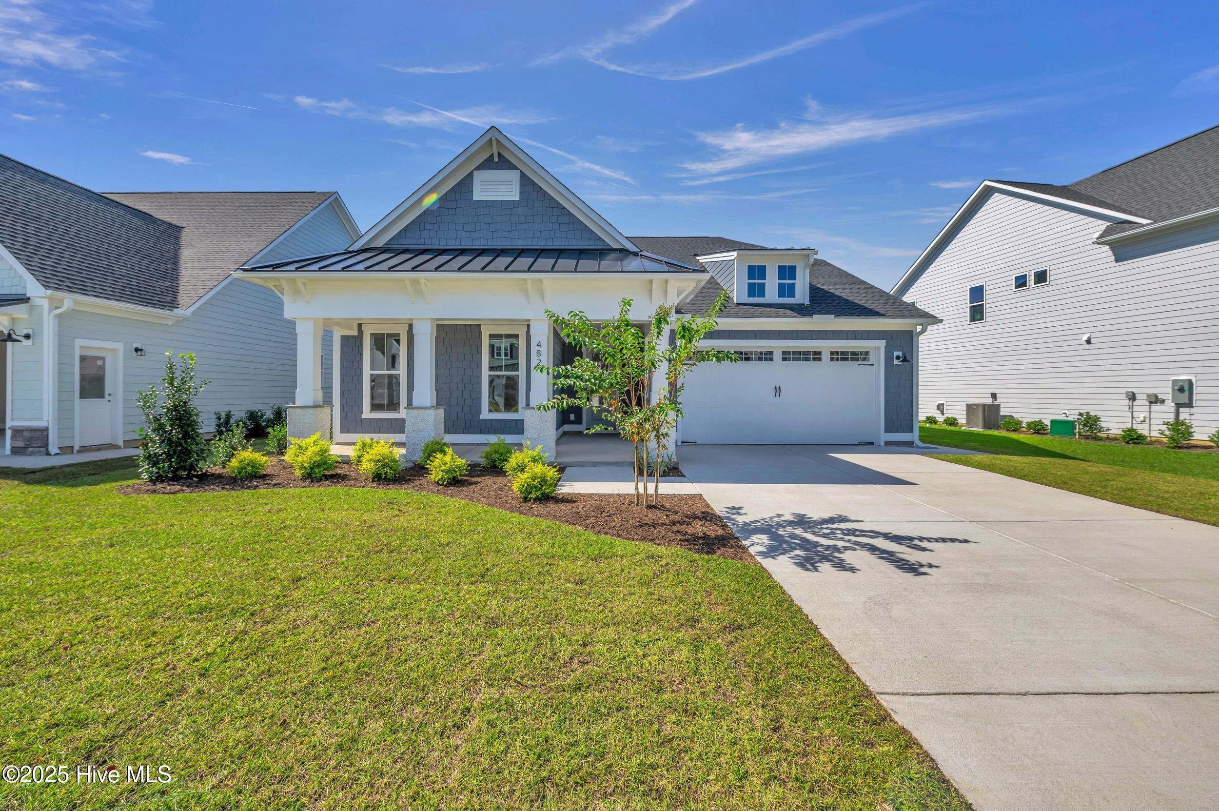 Aerial view of the WyndWater community near Topsail Island in Pender County NC