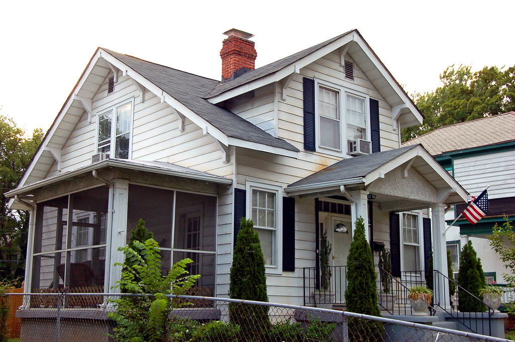 Craftsman bungalow-style home, historic downtown Wilmington