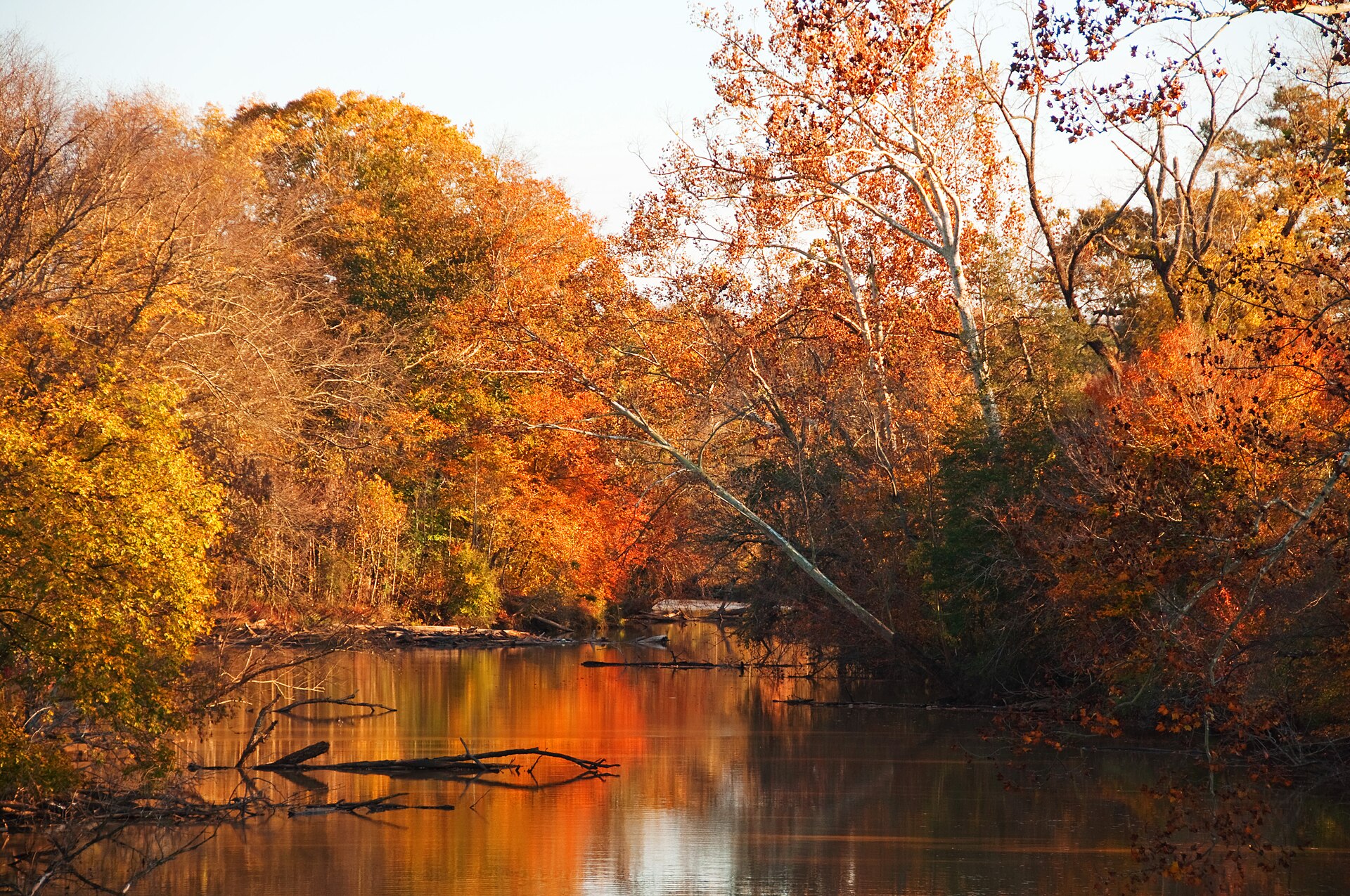 The Clayton River Walk greenway along the Neuse River